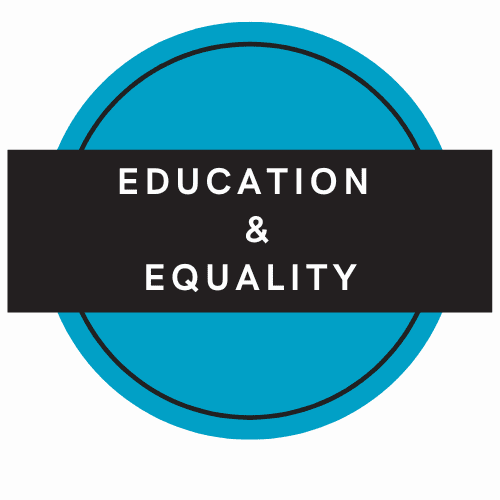 Education Equality Blue
