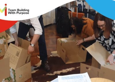 Teams That Think Positive Stay Positive 4 Archive Box Team Building Challenge